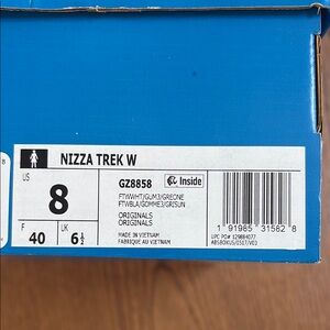 Adidas Nizza Trek W in White and Green